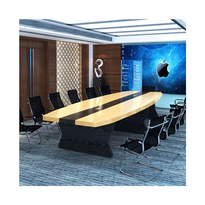 E1 MDF/MFC Melamine Board Tavola e sedia di conferenza combinazione per uffici moderni