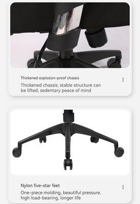 Sedia a maglia regolabile per poggiatesta per mobili da ufficio moderni e comfort ergonomico