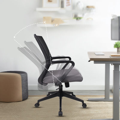 Sedia da ufficio a maglia moderna a prezzi accessibili con design a schiena semplice ergonomico