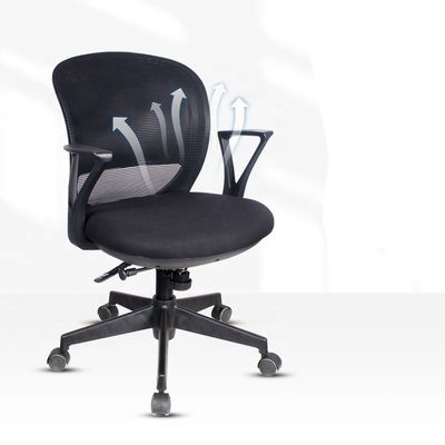Base e braccioli spessiti per un comfort ottimale 2024 Executive Black Swivel Chair