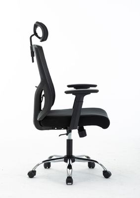 Sedia di ufficio girevole con design ergonomico e supporto posteriore regolabile