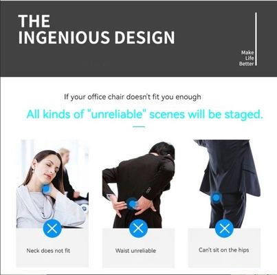 Altre sedie a rotazione per ufficio a sollevamento di tipo metallo per sedie da conferenza ergonomiche a schiena alta per PC