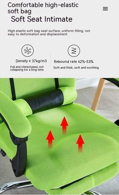 Sedia da ufficio a maglia regolabile in altezza per conferenze con design girevole e a maglia