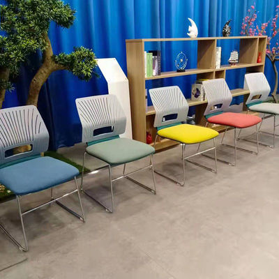 Moderno Disegno Porosità Fissato Armrest Conferenza Reception Chair per Home Office Comfort