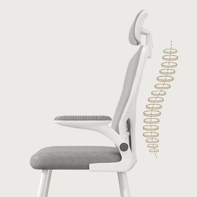 Sedia per computer a schiena alta per ufficio ergonomica