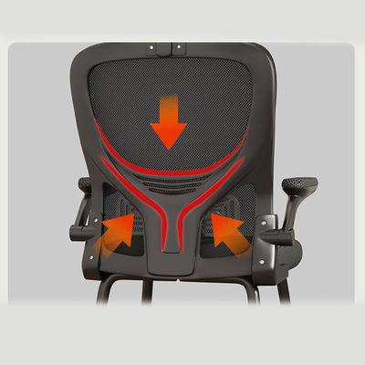 Sedia per computer a schiena alta per ufficio ergonomica