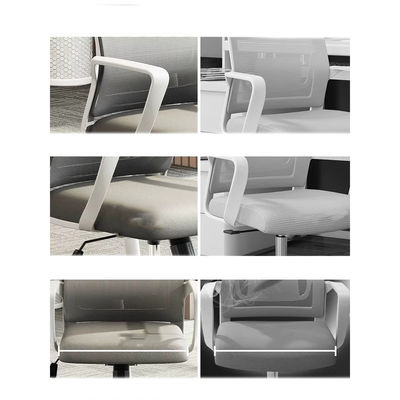 Scaffale di ufficio con appoggio per braccio reversibile con rete di rilascio lombare per comfort e supporto