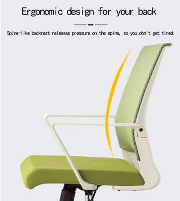 Colori personalizzati Poltrona da ufficio a maglia ergonomica con schienale completo regolabile in altezza