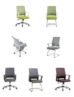 Colori personalizzati Poltrona da ufficio a maglia ergonomica con schienale completo regolabile in altezza
