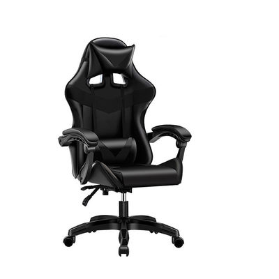 ISO9001/ISO14001 Chair di gioco nero certificato con casse di nylon in PU da 60 mm approvate da BIFMA