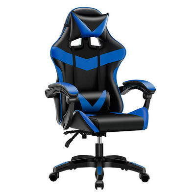 ISO9001/ISO14001 Chair di gioco nero certificato con casse di nylon in PU da 60 mm approvate da BIFMA