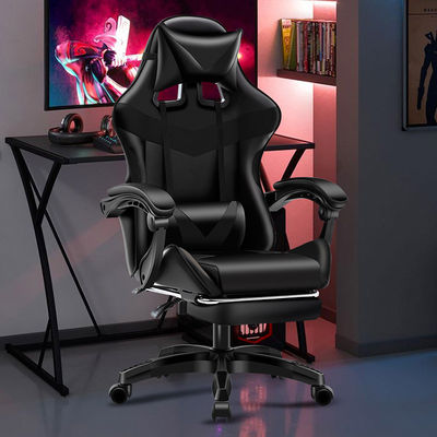 Gaslift BIFMA Passed Class 4 Chrome Gaslift PC Chair con poggiatesta e supporto lombare