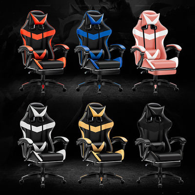 Gaslift BIFMA Passed Class 4 Chrome Gaslift PC Chair con poggiatesta e supporto lombare
