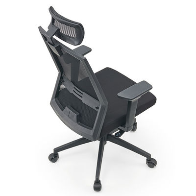 Home Office PC Chair con braccioli reversibili schiena alta rete traspirante e supporto lombare