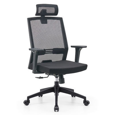 Home Office PC Chair con braccioli reversibili schiena alta rete traspirante e supporto lombare
