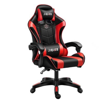 Sedile imbottito in tessuto Sedile da gioco con supporto lombare regolabile in altezza e sedile girevole