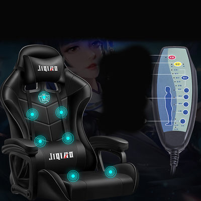 Sedile imbottito in tessuto Sedile da gioco con supporto lombare regolabile in altezza e sedile girevole