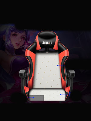 Sedile imbottito in tessuto Sedile da gioco con supporto lombare regolabile in altezza e sedile girevole