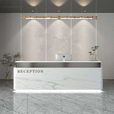 Semplicità Stylistic Stainless Steel Cashier Desk per salone di bellezza Clothing Store 10