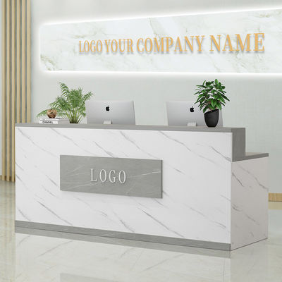 Tavolo di reception stilistico per saloni di bellezza e bancarelle al dettaglio