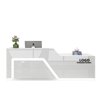 Salone Reception Desk Mall Shop Display Contatore Pedestal Per OEM ODM Scenari di utilizzo