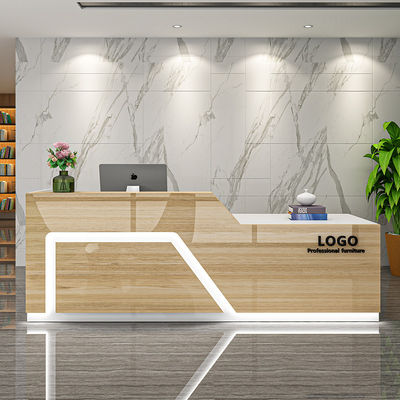 Salone Reception Desk Mall Shop Display Contatore Pedestal Per OEM ODM Scenari di utilizzo