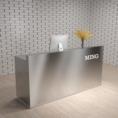 Tavolo della reception OEM con cassetti e armadi realizzati in cartone di melamina MDF/MFC E1
