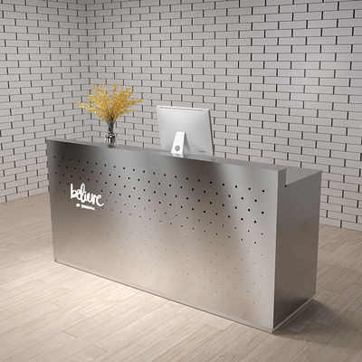 Tavolo della reception OEM con cassetti e armadi realizzati in cartone di melamina MDF/MFC E1