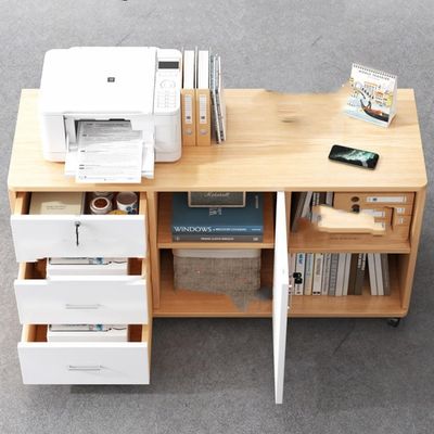 Organizzazione di ufficio conveniente Armadio chiudibile con cassetti e scaffali regolabili