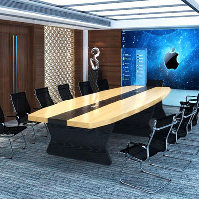E1 MDF/MFC Melamine Board Tavola e sedia di conferenza combinazione per uffici moderni