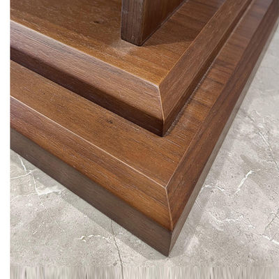 Elegante lettone in legno massello per la sala conferenze Tavolo da podio Conferenza semplice e moderna