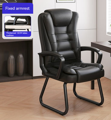 Comodo sedentario dorme arco marrone protettore lombare recliner sedia PC per conferenze