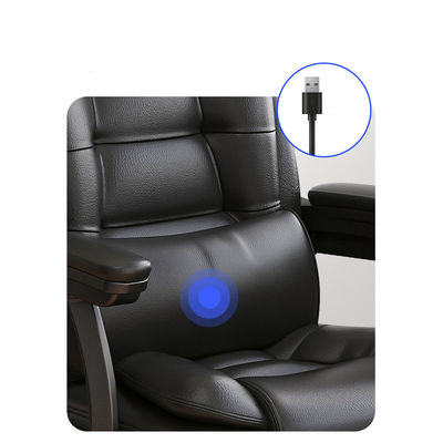 Comodo sedentario dorme arco marrone protettore lombare recliner sedia PC per conferenze