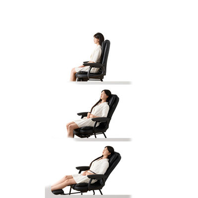 Comodo sedentario dorme arco marrone protettore lombare recliner sedia PC per conferenze