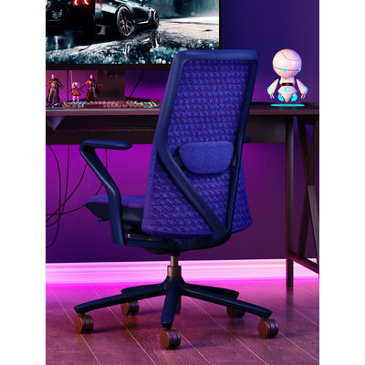 Poltrona da ufficio progettazione ergonomica per comodo schienale sedentario e girante PC Gaming