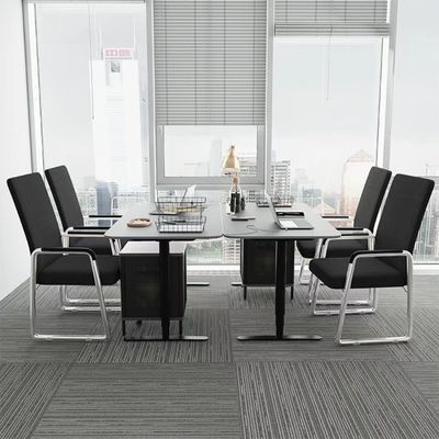Sedia per computer di ufficio elegante per comodità sedentaria maniglia fissa e imballaggio della posta