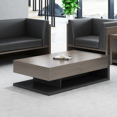 Sezione mobili per ufficio di lusso 1 2 3 posti Set in pelle di mucca di design in legno