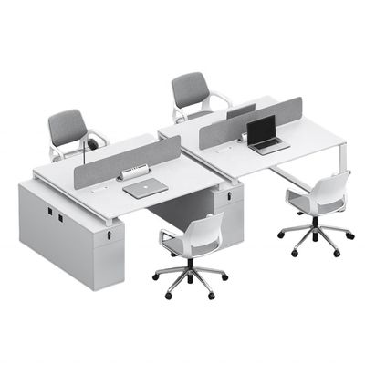 Mobili da ufficio Bianco semplice scrivania per computer per 6 persone in locali commerciali