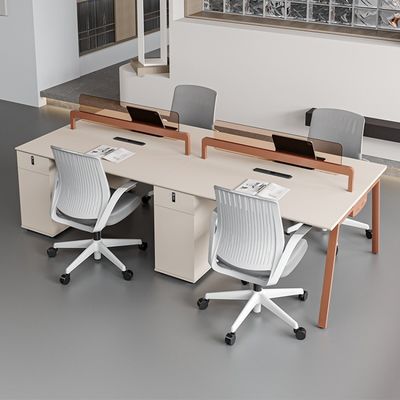Tavola e poltrona combinate per ufficio personale Disegno moderno per sei persone in ufficio commerciale