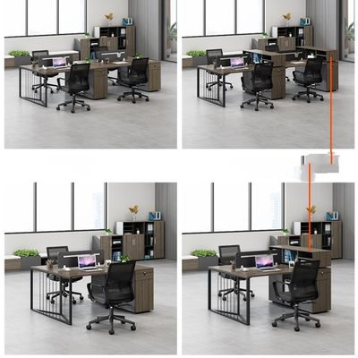 Imballaggio della posta N Combinazione di scrivania e sedia singola/doppia per spazi di lavoro moderni