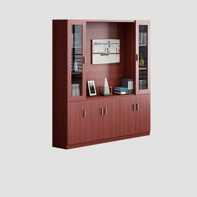 Libreria di ufficio in legno stilistico Archivio di dati per lo stoccaggio e l'esposizione commerciale