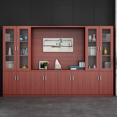 Libreria di ufficio in legno stilistico Archivio di dati per lo stoccaggio e l'esposizione commerciale