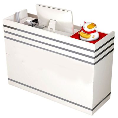 Scenari di utilizzo del centro commerciale semplice Modern Cashier Desk per la reception dell'azienda