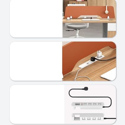 Semplice personale moderno sedile lavoro tavolo ufficio 6 quattro quattro persone ufficio stile scrivania modernità