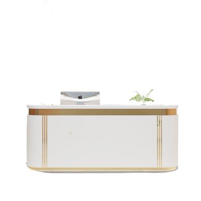 Appartamento per saloni di bellezza leggero Bar Reception Desk per piccoli saloni e alberghi Luxury Design