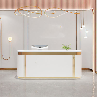 Appartamento per saloni di bellezza leggero Bar Reception Desk per piccoli saloni e alberghi Luxury Design