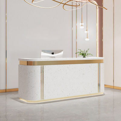 Appartamento per saloni di bellezza leggero Bar Reception Desk per piccoli saloni e alberghi Luxury Design