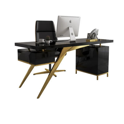 Arredamento commerciale Moderno Design Leggero Luxury Boss Scrivania con processo di lacca da forno