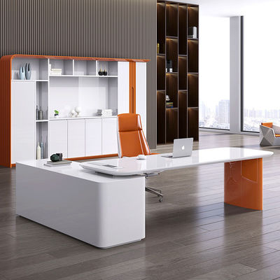Scrivania di ufficio per dipendenti di stile semplice con e ISO9001/ISO14001 Approved Modern Boss Desk