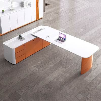 Scrivania di ufficio per dipendenti di stile semplice con e ISO9001/ISO14001 Approved Modern Boss Desk